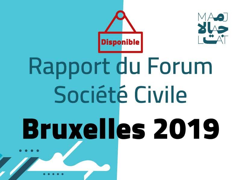 Rapport du Forum Société Civile de Bruxelles 2019