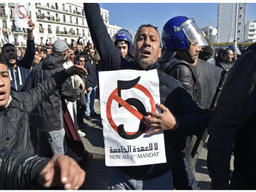 Algeria massive demonstrations against Bouteflika's bid for fifth term