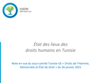 État des lieux des droits humains en Tunisie - Janvier 2021